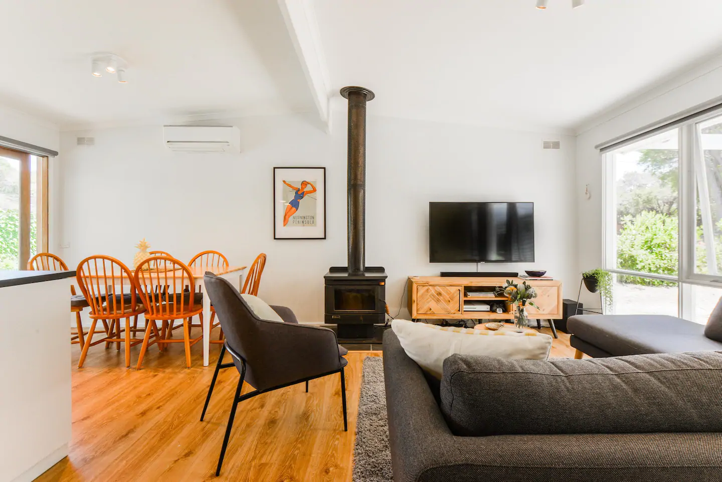 dining and living room